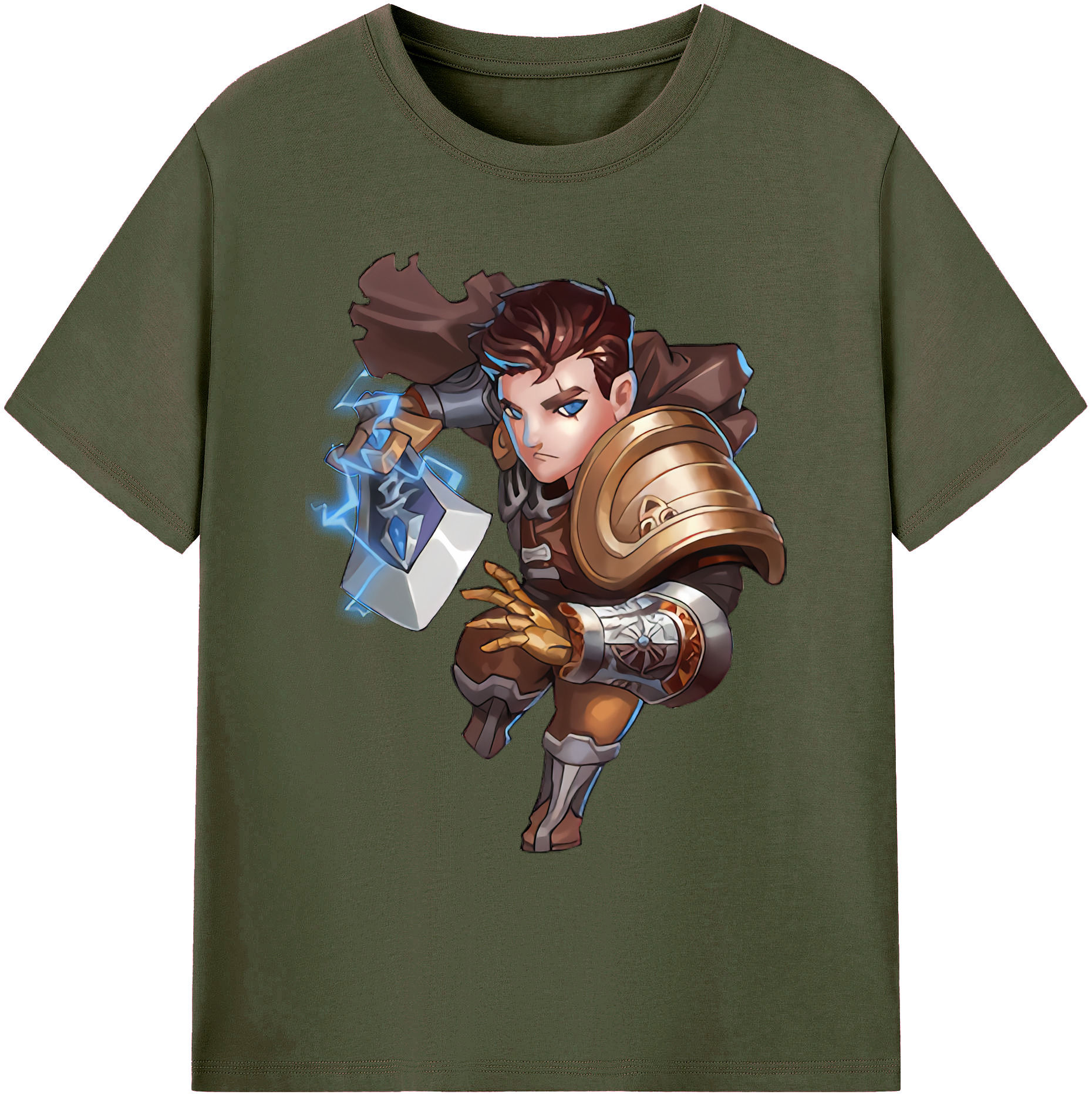 リーグ・オブ・レジェンド League of Legends LOL 綿100％ メンズ半袖Tシャツ｜肌触りやわらか＆通気性